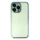 Apple iPhone 14 Pro Kılıf Lensli Silikon - Açık Mavi