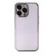 Apple iPhone 14 Pro Max Kılıf Lensli Silikon - Gold