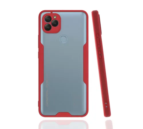 General Mobile GM 22 Kılıf Platin Silikon - Kırmızı