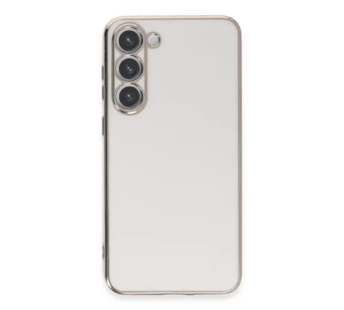 Samsung Galaxy S23 Kılıf Volet Silikon - Beyaz