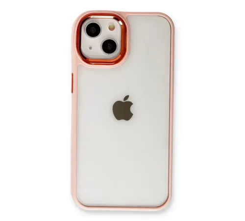 Apple iPhone 14 Plus Kılıf Dora Kapak - Pudra