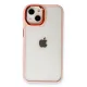 Apple iPhone 14 Plus Kılıf Dora Kapak - Pudra
