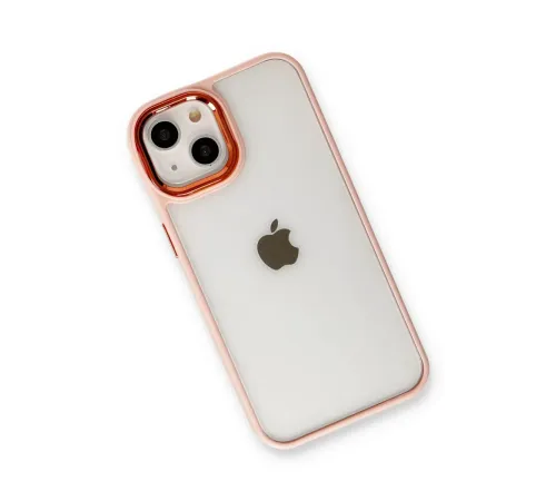 Apple iPhone 14 Plus Kılıf Dora Kapak - Pudra