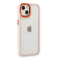 Apple iPhone 14 Plus Kılıf Dora Kapak - Pudra