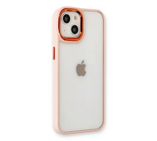 Apple iPhone 14 Plus Kılıf Dora Kapak - Pudra