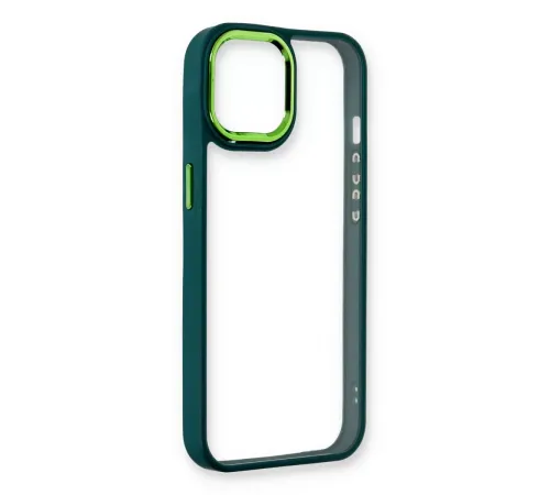 Apple iPhone 14 Plus Kılıf Dora Kapak - Haki Yeşil