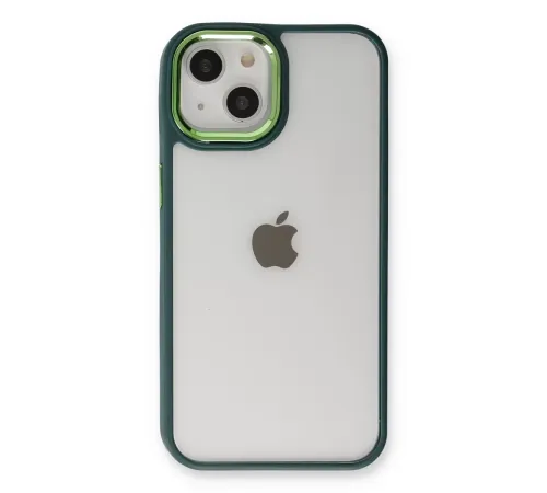 Apple iPhone 14 Plus Kılıf Dora Kapak - Haki Yeşil