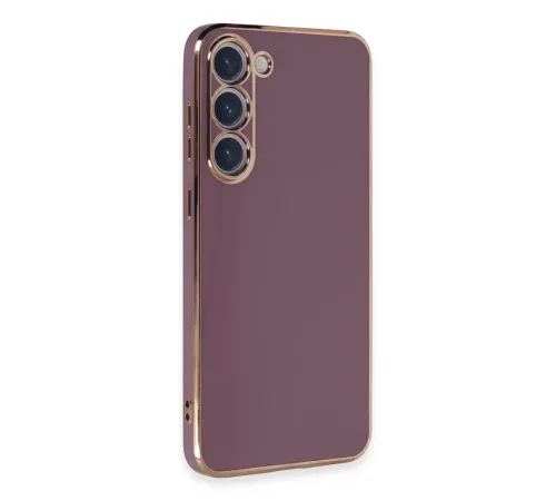 Samsung Galaxy S23 Kılıf Volet Silikon - Mor