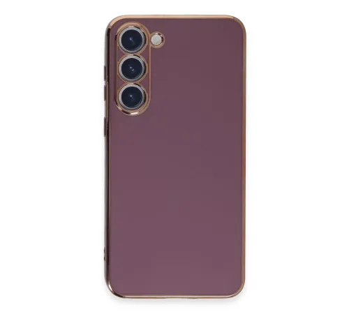 Samsung Galaxy S23 Kılıf Volet Silikon - Mor