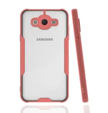 Samsung Galaxy J7 Kılıf Platin Silikon - Pembe