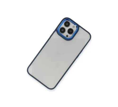 Apple iPhone 14 Pro Max Kılıf Dora Kapak - Mavi