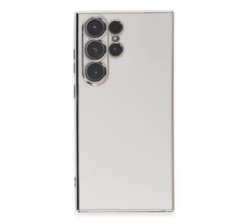 Samsung Galaxy S23 Ultra Kılıf Volet Silikon - Beyaz