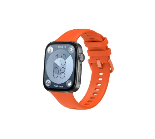 Huawei Watch Fit 3 Klasik Kordon - Turuncu