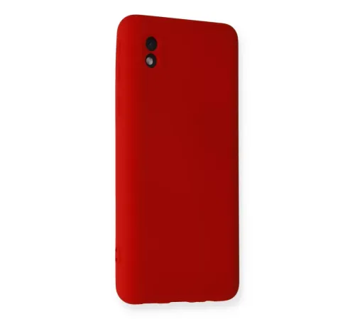 Samsung Galaxy A01 Core Kılıf Nano içi Kadife Silikon - Kırmızı