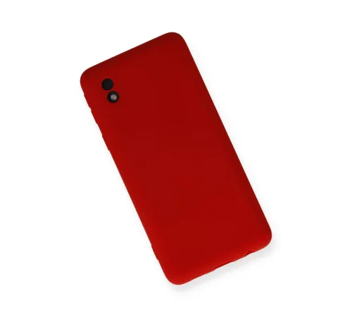 Samsung Galaxy A01 Core Kılıf Nano içi Kadife Silikon - Kırmızı