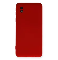 Samsung Galaxy A01 Core Kılıf Nano içi Kadife Silikon - Kırmızı
