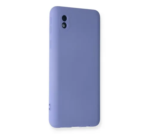 Samsung Galaxy A01 Core Kılıf Nano içi Kadife Silikon - Lila