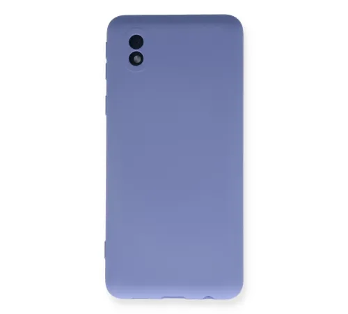 Samsung Galaxy A01 Core Kılıf Nano içi Kadife Silikon - Lila