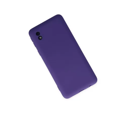 Samsung Galaxy A01 Core Kılıf Nano içi Kadife Silikon - Mor