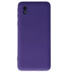 Samsung Galaxy A01 Core Kılıf Nano içi Kadife Silikon - Mor