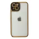 Apple iPhone 14 Plus Kılıf Liva Lens Silikon - Siyah