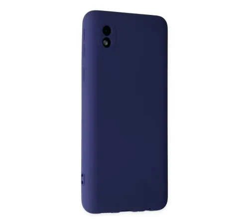 Samsung Galaxy A01 Core Kılıf Nano içi Kadife Silikon - Lacivert