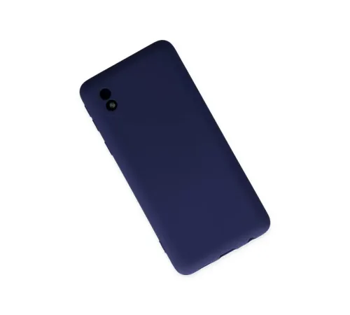 Samsung Galaxy A01 Core Kılıf Nano içi Kadife Silikon - Lacivert