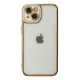 Apple iPhone 14 Plus Kılıf Liva Lens Silikon - Beyaz