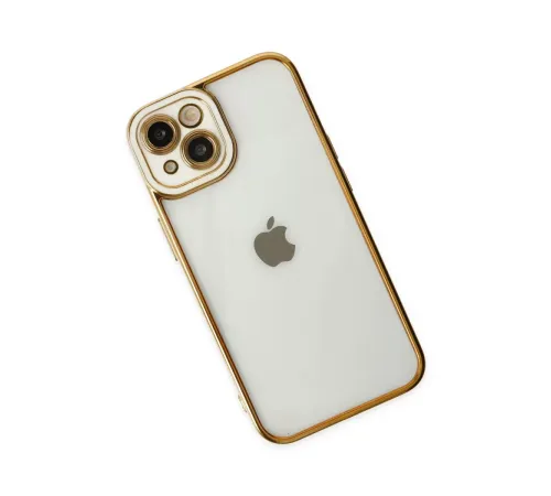 Apple iPhone 14 Plus Kılıf Liva Lens Silikon - Beyaz