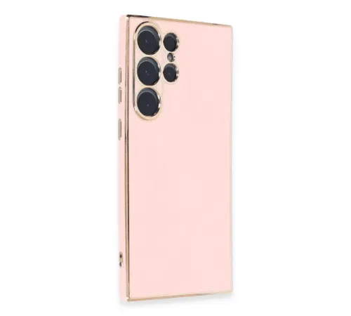 Samsung Galaxy S23 Ultra Kılıf Volet Silikon - Pembe
