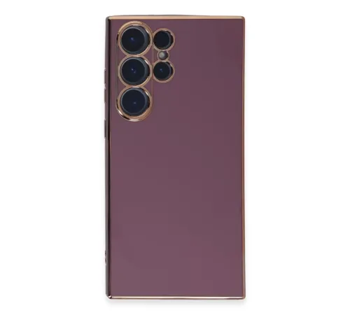 Samsung Galaxy S23 Ultra Kılıf Volet Silikon - Mor