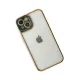 Apple iPhone 14 Plus Kılıf Liva Lens Silikon - Yeşil