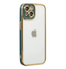Apple iPhone 14 Plus Kılıf Liva Lens Silikon - Yeşil