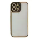 Apple iPhone 14 Pro Kılıf Liva Lens Silikon - Siyah