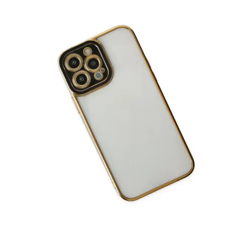 Apple iPhone 14 Pro Max Kılıf Liva Lens Silikon - Siyah