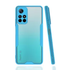 Xiaomi Redmi Note 11T Kılıf Platin Silikon - Mavi