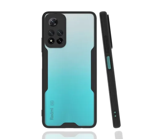 Xiaomi Redmi Note 11 Pro Plus 5G Kılıf Platin Silikon - Siyah