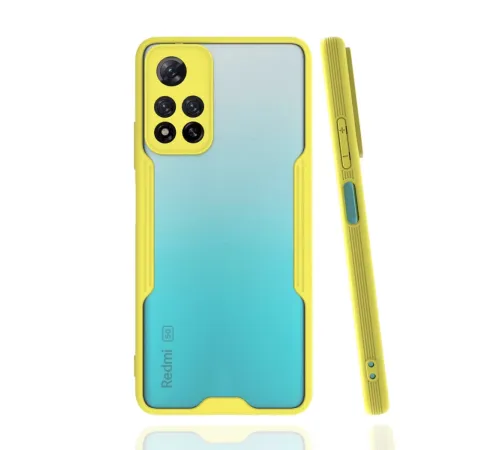 Xiaomi Redmi Note 11 Pro Plus 5G Kılıf Platin Silikon - Sarı