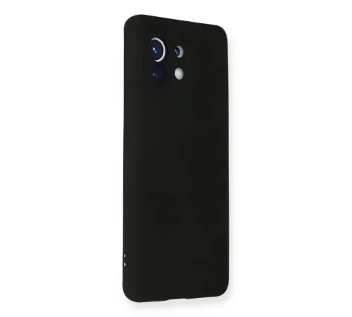 Xiaomi Mi 11 Kılıf Nano içi Kadife Silikon - Siyah