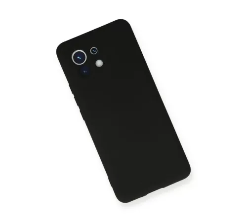 Xiaomi Mi 11 Kılıf Nano içi Kadife Silikon - Siyah