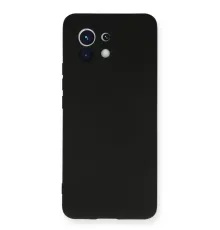 Xiaomi Mi 11 Kılıf Nano içi Kadife Silikon - Siyah