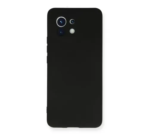 Xiaomi Mi 11 Kılıf Nano içi Kadife Silikon - Siyah