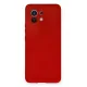 Xiaomi Mi 11 Kılıf Nano içi Kadife Silikon - Kırmızı