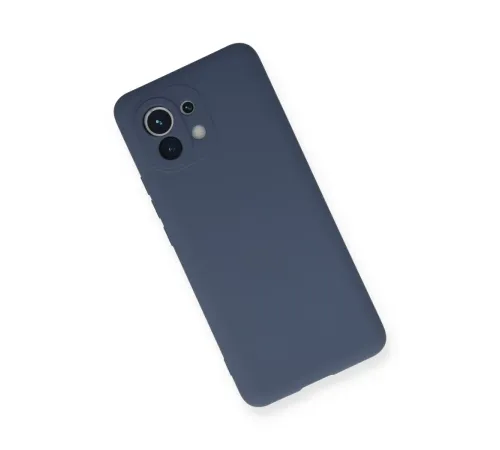 Xiaomi Mi 11 Kılıf Nano içi Kadife Silikon - Gri