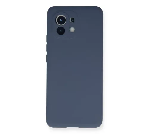 Xiaomi Mi 11 Kılıf Nano içi Kadife Silikon - Gri