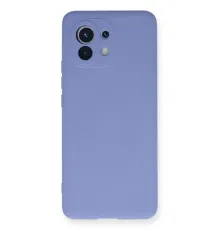 Xiaomi Mi 11 Kılıf Nano içi Kadife Silikon - Lila