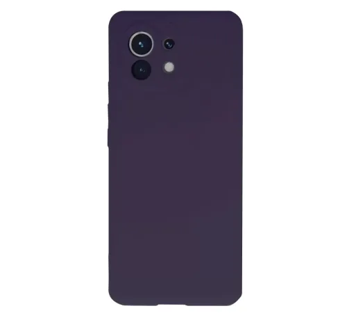 Xiaomi Mi 11 Kılıf Nano içi Kadife Silikon - Mor