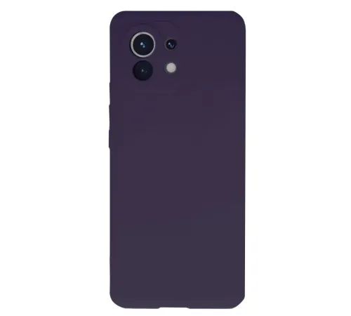 Xiaomi Mi 11 Kılıf Nano içi Kadife Silikon - Mor