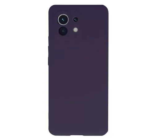 Xiaomi Mi 11 Kılıf Nano içi Kadife Silikon - Mor