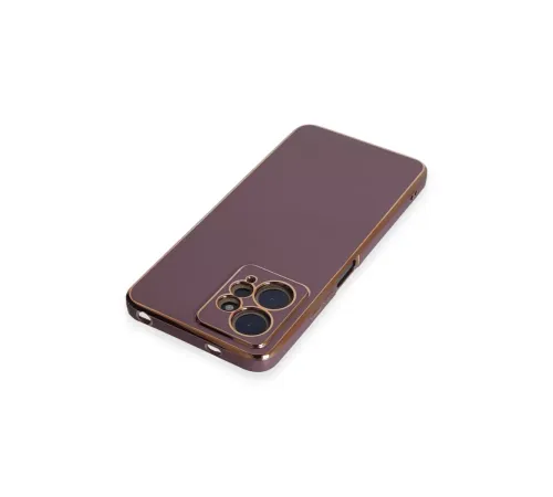 Xiaomi Redmi Note 12 4G Kılıf Volet Silikon - Mor